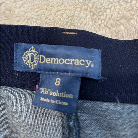 Democracy Blue Flare Wide-Leg Jeans - Picture 2 of 5